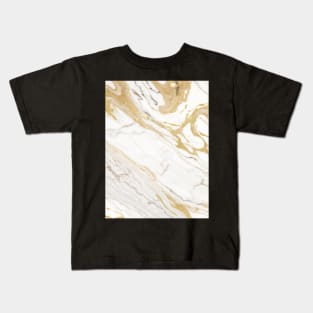 Beige marble gradient Kids T-Shirt